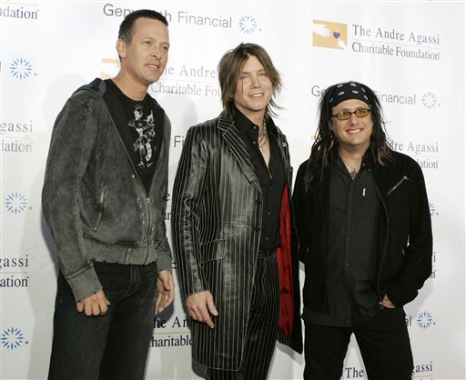 The Goo Goo Dolls in 2007 at the Andre Agassi Charitable Foundation's 12th Grand Slam for Children event in Las Vegas. (AP Photo/Ronda Churchill)
