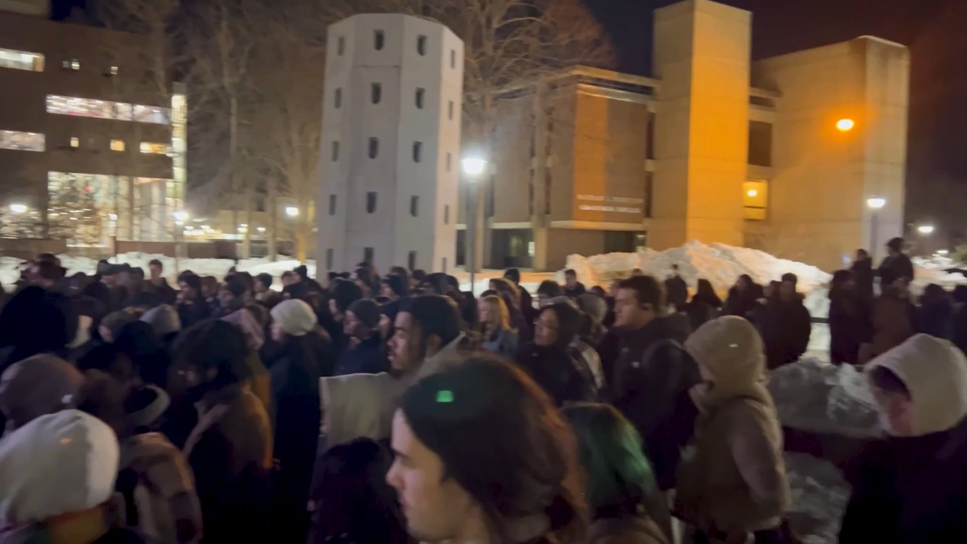 UConn vigil decries violent tactics used by ICE